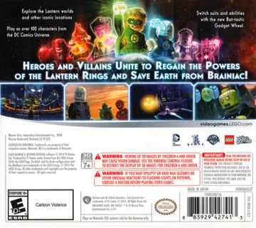LEGO Batman 3 Beyond Gotham (Europe) (En,Fr,Ge,It,Es,Nl,Dk)  box cover back